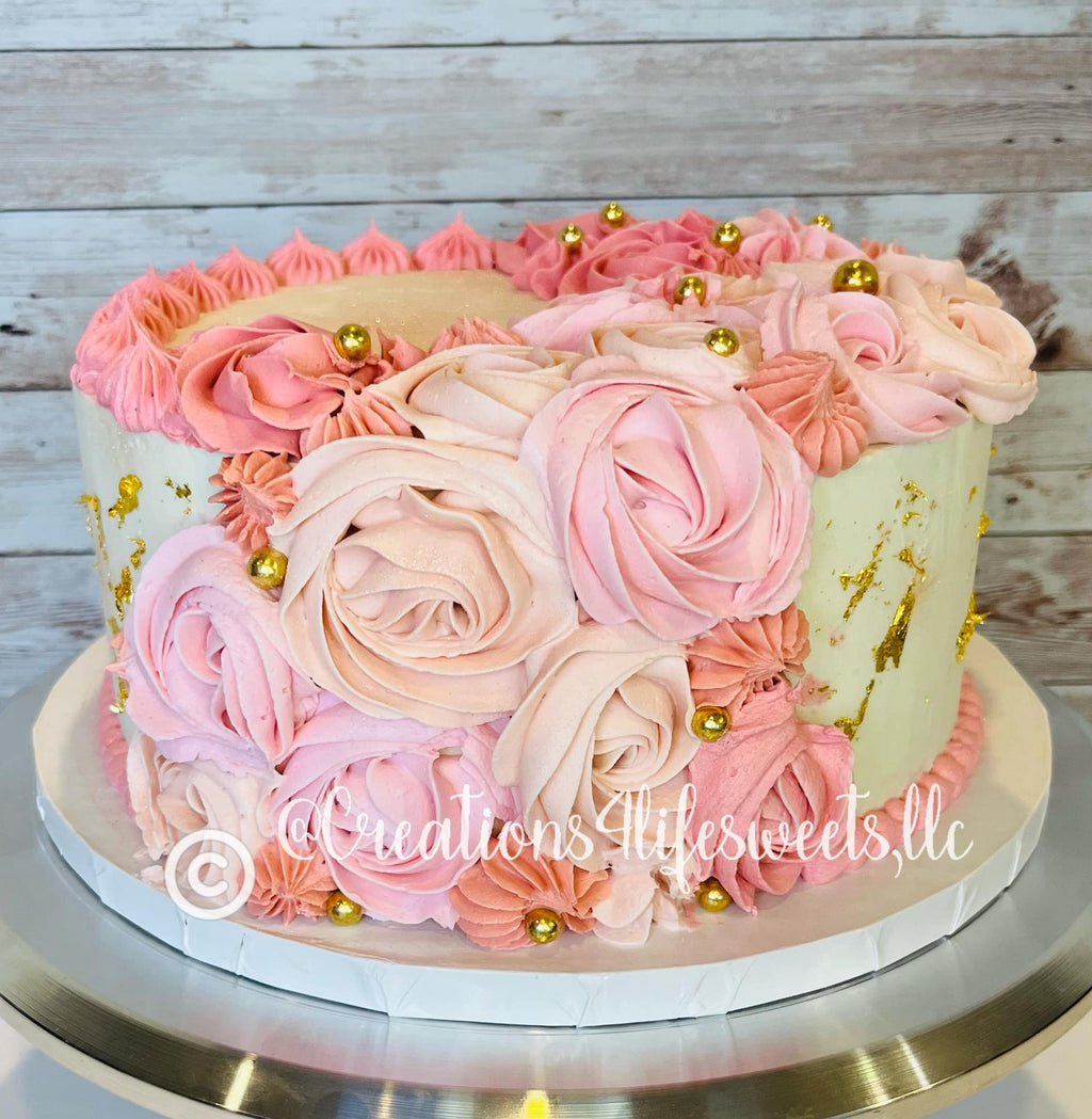 Rosettes / Ruffles Cake